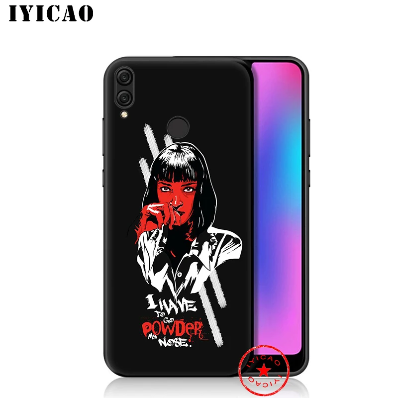 Мягкий чехол IYICAO Pulp Fiction для Huawei Honor 20 10 9X 9 8C 8X 8 7X 7C 7A 6A Nova 5i 4 3i 2 2i Lite Pro View Note |