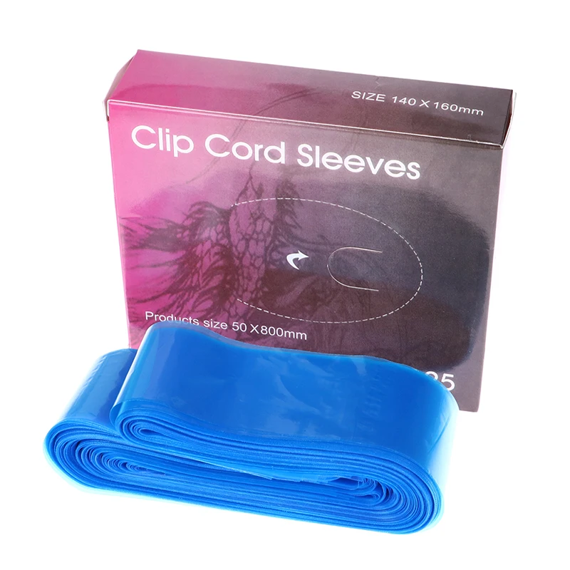 

125/250 шт., Одноразовые Синие зажимы для тату-машинки