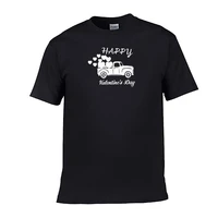 happy valentines day truck t shirt funny mens t shirt design top cute short sleeve valentines day gift harajuku t shirt