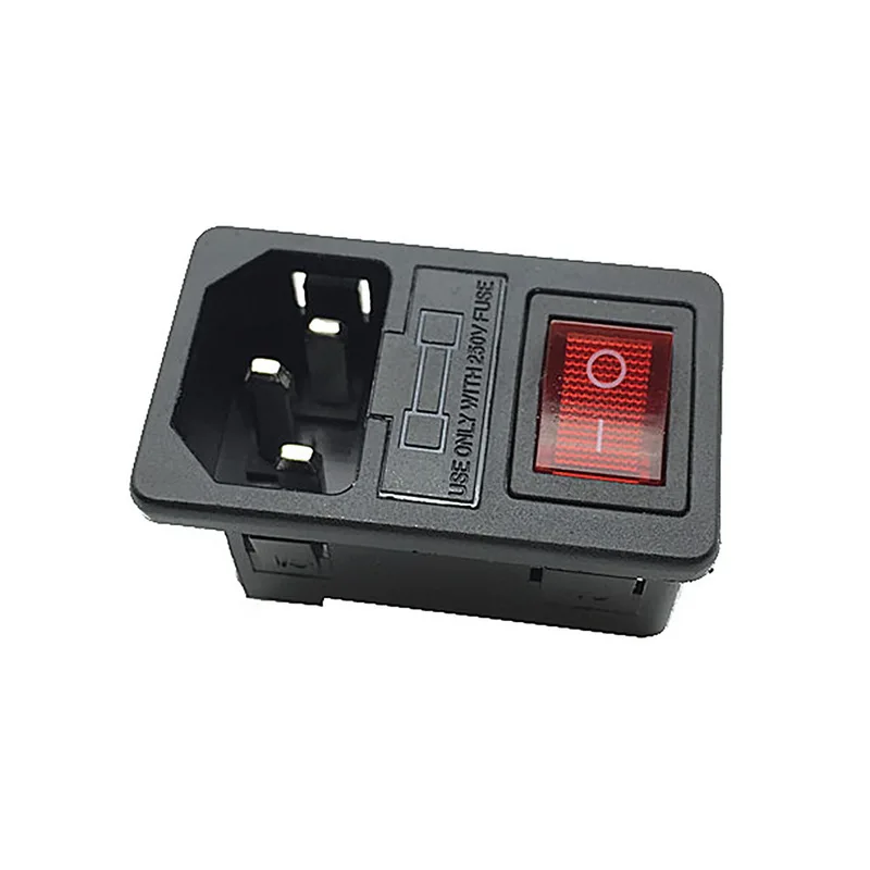 Новый 12 В AC Розетка и переключатель дБ промышленная розетка 3 в 1