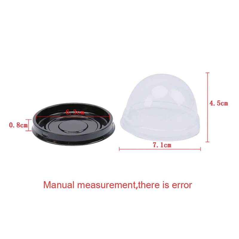 50 Pcs Mini Round Moon Cake Container Trays Packaging Box Holder Wedding Party Favor Boxes 50g Mooncake Egg-Yolk Puff Holders | Дом и сад