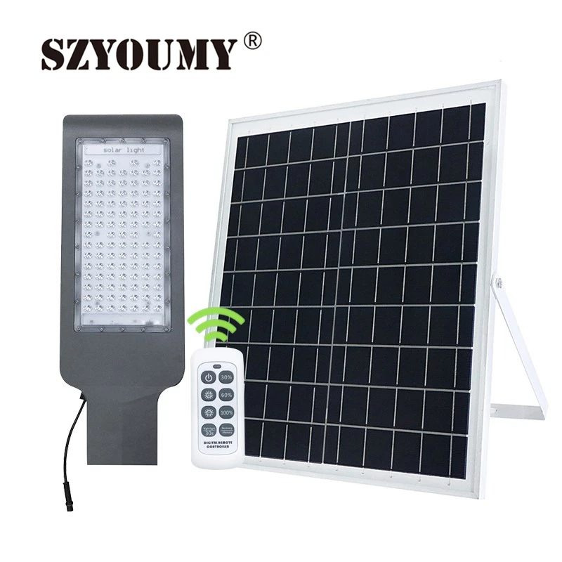SZYOUMY новинка Лидер продаж солнечный промышленный садовый светильник 20 Вт 30 50 100
