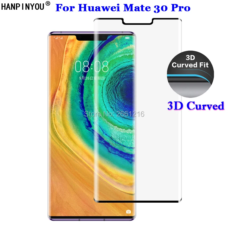 

Для huawei mate 30 Pro 30pro 6,53 "3D полное покрытие изогнутое закаленное стекло 9H Премиум Защитная пленка для экрана