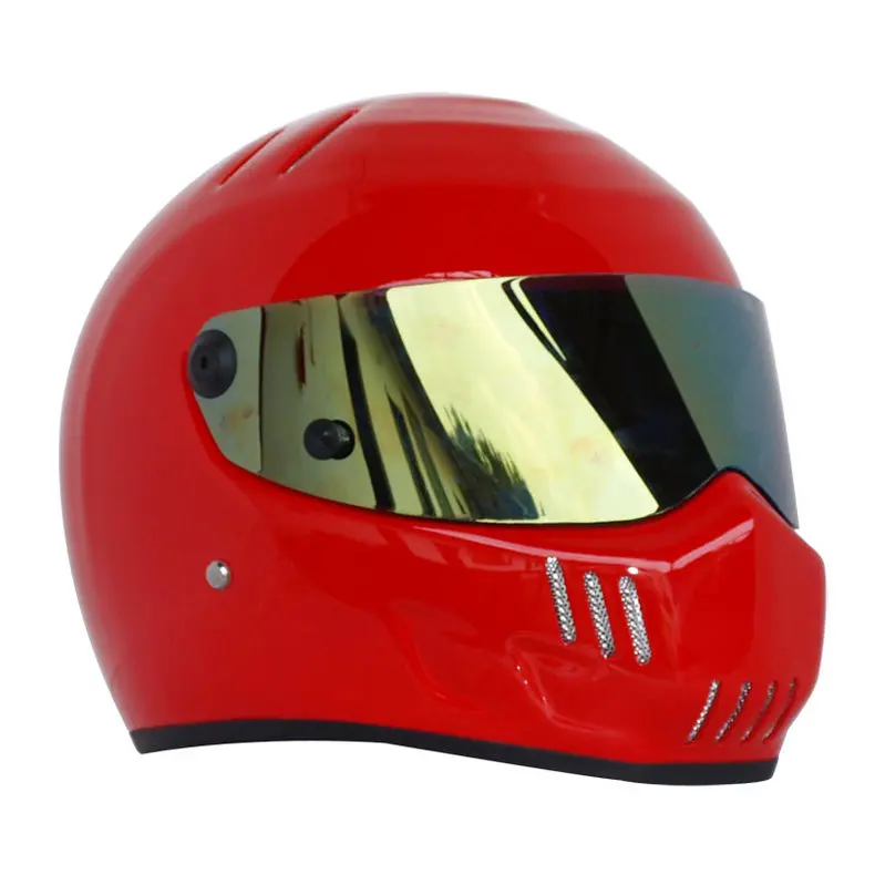 Шлем мотоциклетный CRG на все лицо ATV-6 из углеродного волокна персонализированный