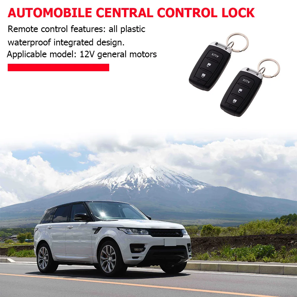 

Universal Car Door Lock Kit Entry Alarm System Remote Central Keyless 410/T245 Elements Personal Car Part Ornaments