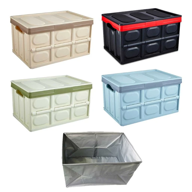 

New Multifunctional Capacity Car Storage Box Foldable Storage Box For Home Garden Storage Box Outdoor Travel Camp Supplies 30L