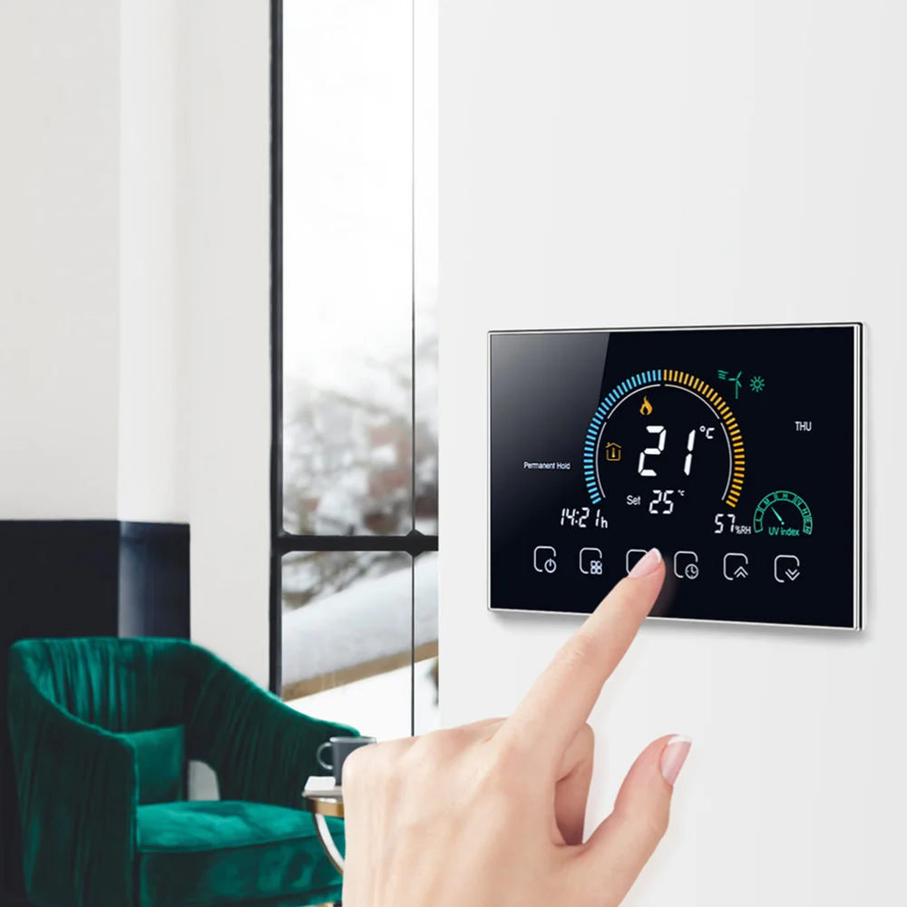 

1 Set Smart Thermostat Home Intelligent Temperature Controller Home Decoration