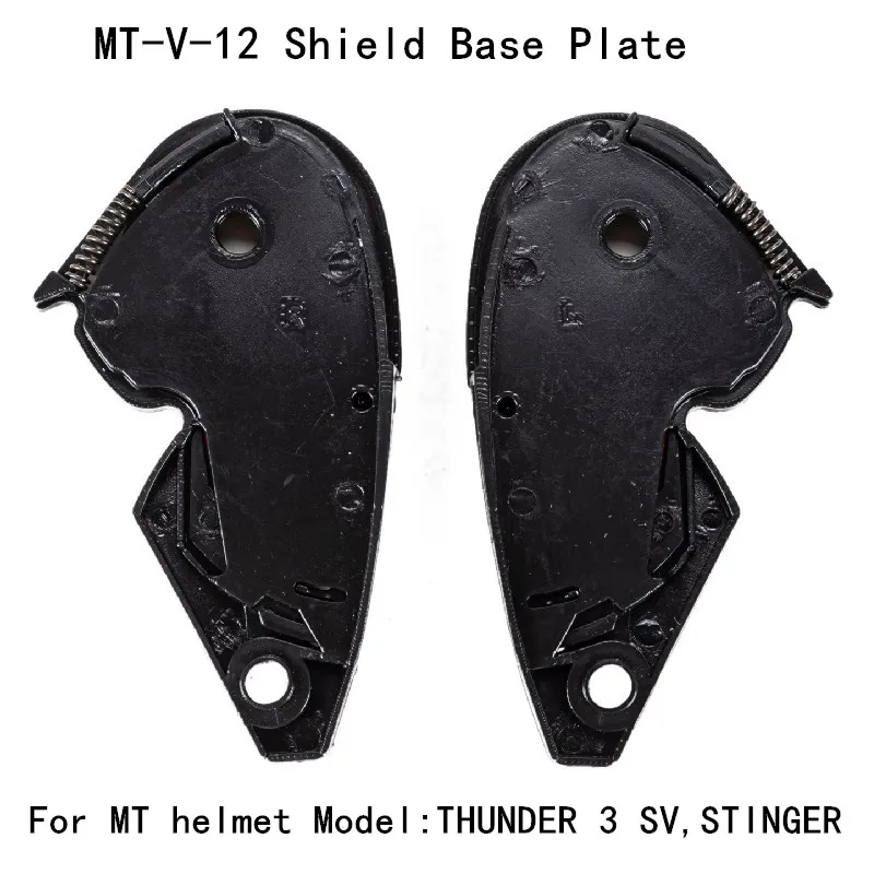 helmet glass holder For MT STINGER THUNDER 3 SV Replacement parts helmet windshield base plate MT-V-12 glass holder images - 6