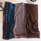 2021 роскошный брендовый летний женский Шарф Модные Качественные мягкие шелковые шарфы женские шали платок Пляжная накидка шелковая бандана