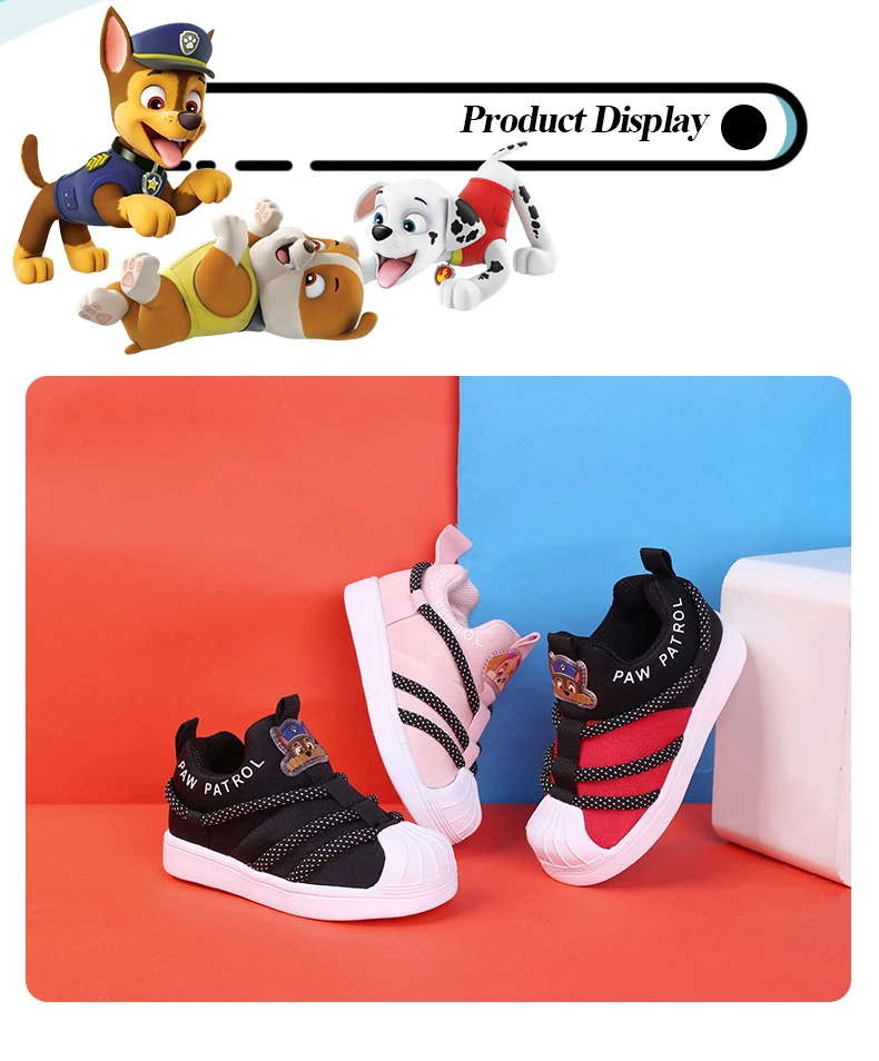 PAW PATROL/детские кроссовки для малышей; эластичные удобные кроссовки для мальчиков и девочек; детская дышащая повседневная обувь; 21-30