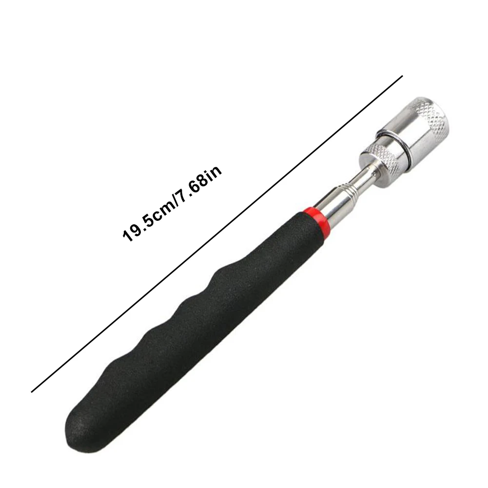 

Adjustable Telescopic Pickup Tool Telescoping Magnetic Magnet Pen 8Lbs Extendable Retriever Rod Stick Handy Tool with LED Light