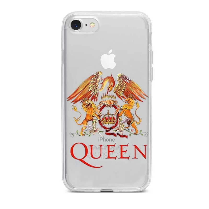 Роскошный чехол для телефона Freddie Mercury Rainha banda Qualidade iPhone 8 7 6 5 4 Plus X XS max 10 силиконовый