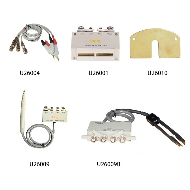 U26001/U26004/U26005/U26008/U26009/U26010/U26011/U1602A/U26009B LCR Meter Test Clip Fixture SMD Patch Tweezers