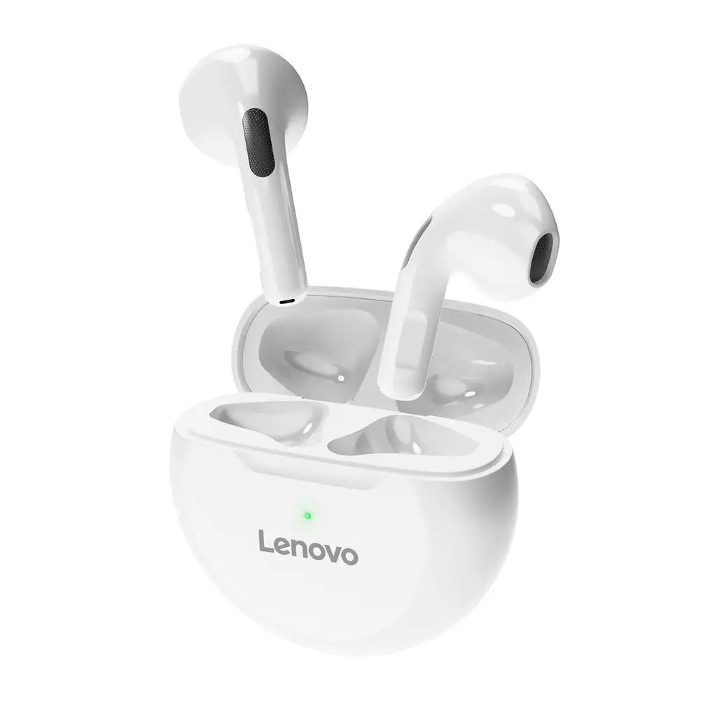 

LenovoHT38 Round Bluetooth Headphones with Microphone Cute mini Wireless Earphones Waterproof Sport Earbuds HD Stereo Headsets