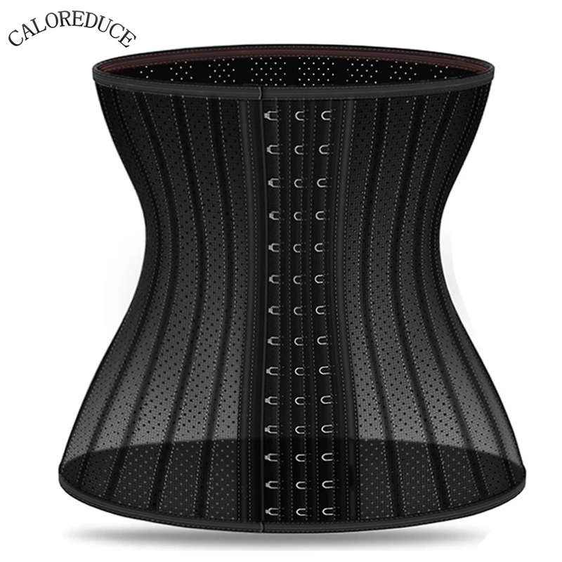 Корсет женский латексный с дышащей сеткой утягивающий пояс шейпер корсет