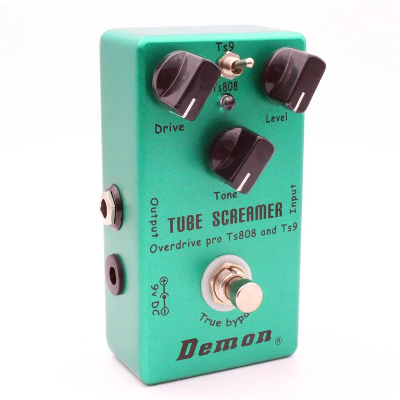 Demon TS808 трубный винт Overdrive Pro винтажный электрогитарный эффект педаль 2019 Прямая