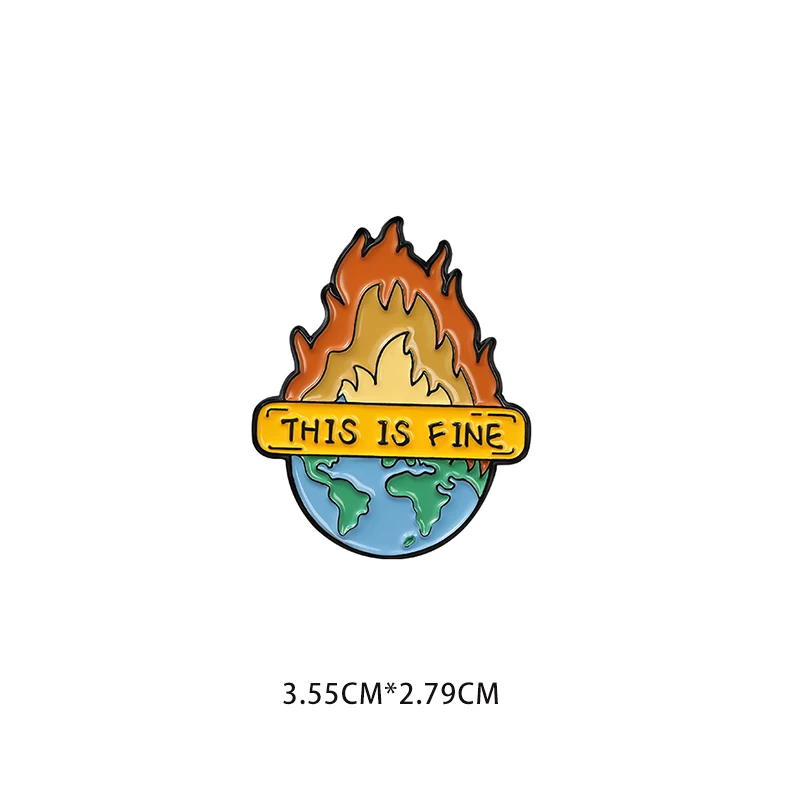 

20pcs/lot AD630 Patchfan Punk Enamel Pins And Brooches For Party Lapel Pin Badge Cartoon Jewelry Gifts