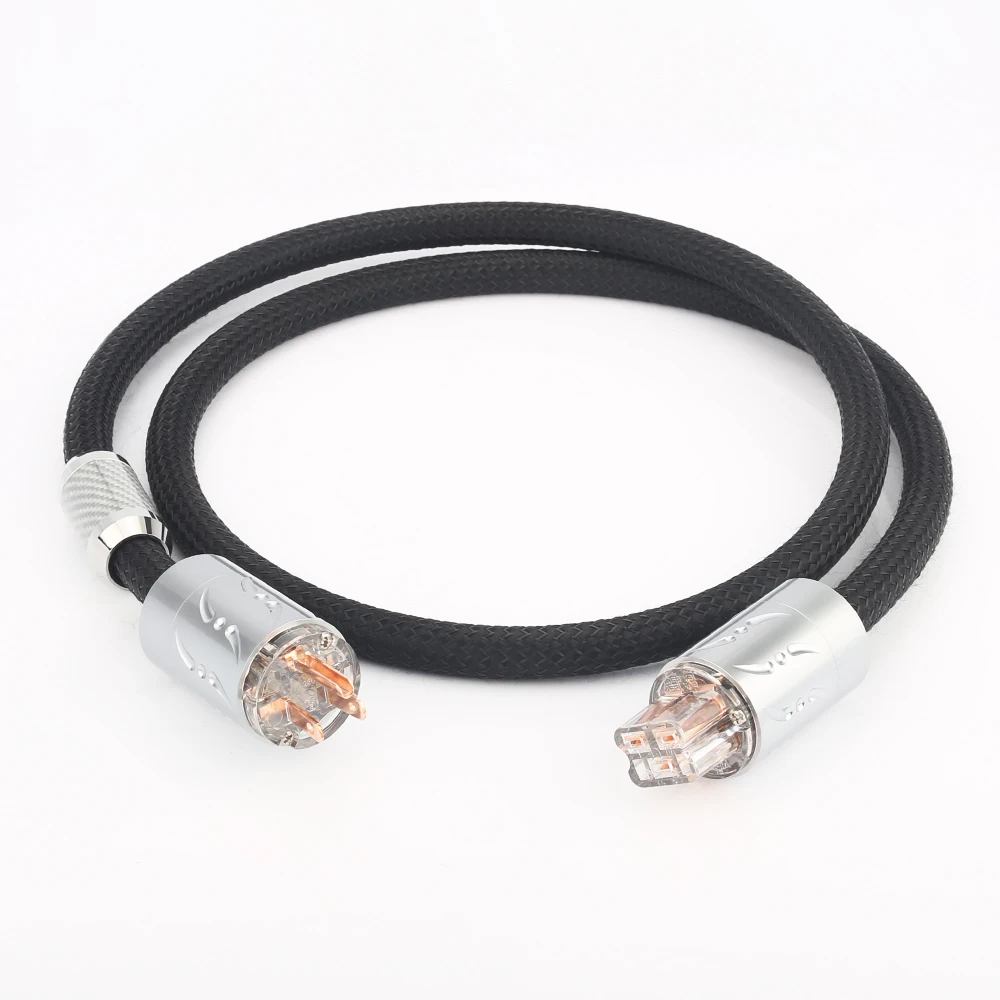 

Viborg VP1501 US Audiophile Power Cord Cable C19 Power Cable Pure copper 20A Amp IEC 100% Pure Copper