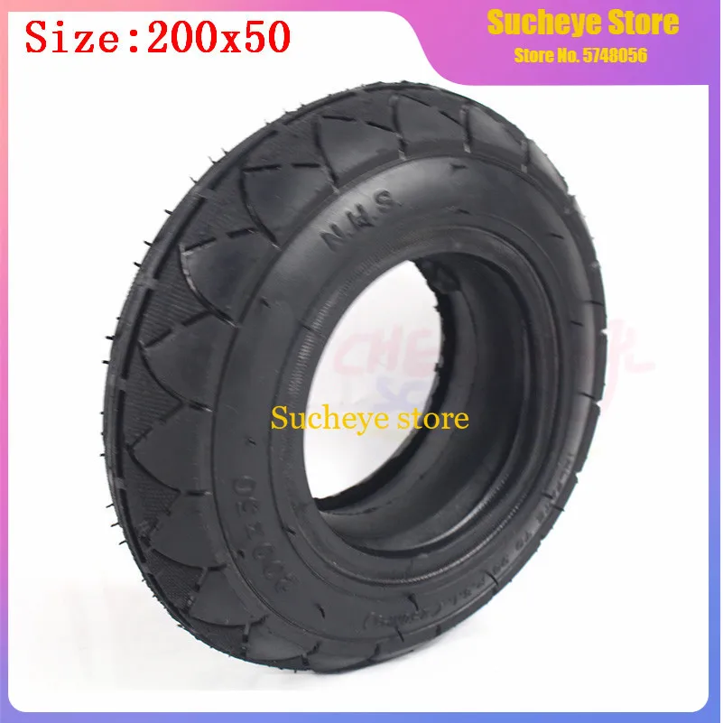 

Mobility Scooter Wheelchair Tire 200 X 50 (8x2) Solid/foam Filled 200x50 for Razor E100 E125 E200 Scooter Vapo