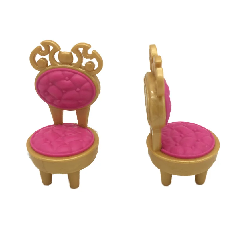 

Doll House Pretend Play Furniture Toy Chair Mini Stool DollHouse Accessory For Children Kids Gifts 1pc