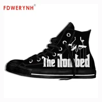 high top canvas mens casual shoes entombed band metal music fashion lightweight breathable shoes for women men