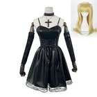 Женский костюм для косплея из искусственной кожи DEATH NOTE