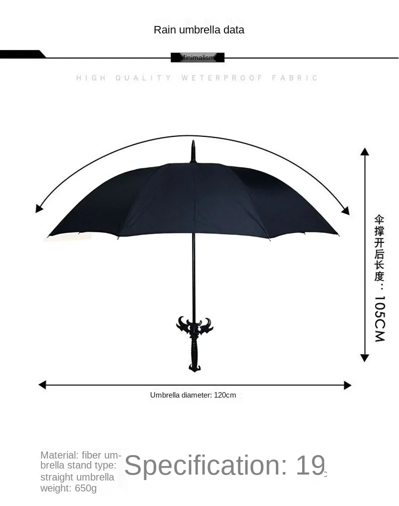 Зонтик с длинной ручкой и надписью Интернет | Дом сад
