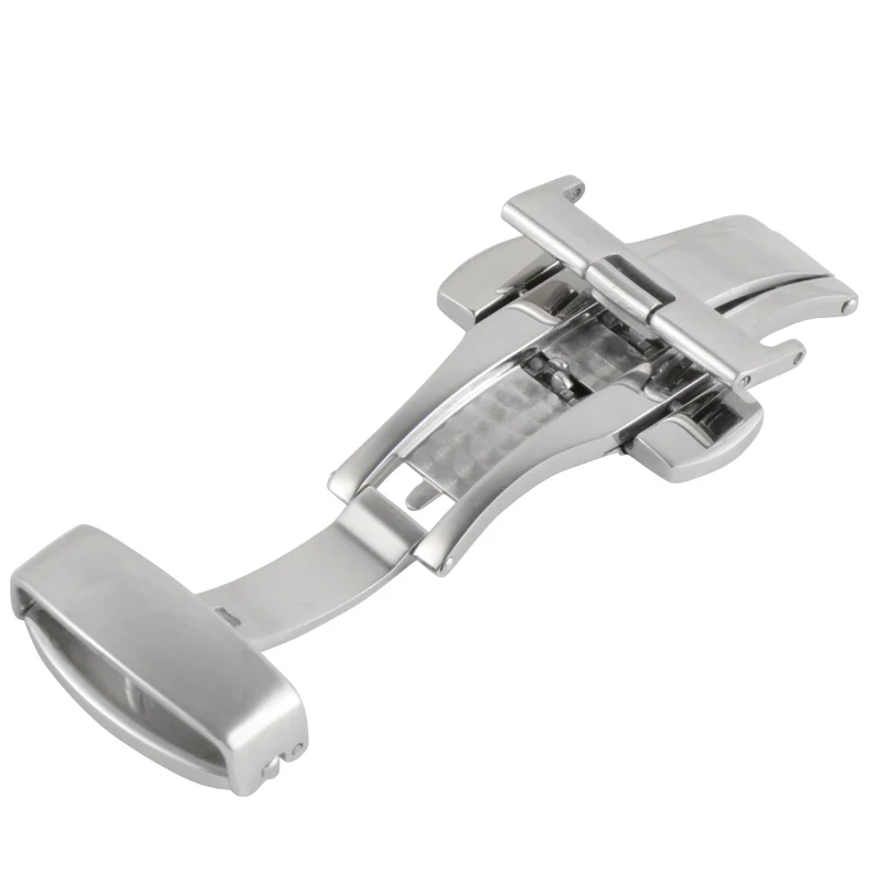 Автоматическая застежка-бабочка браслет из нержавеющей стали с двойным кликом