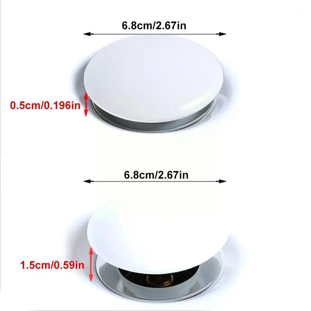 8 цветов заглушка раковины сливная пробка отскок керамическая крышка слив труб