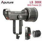 Aputure LS 300X двухцветный светодиодный студийный светильник, беспроводной светильник для фотосъемки, видеосъемки и Aputure Fresnel 2x, многофункциональный точечный объектив
