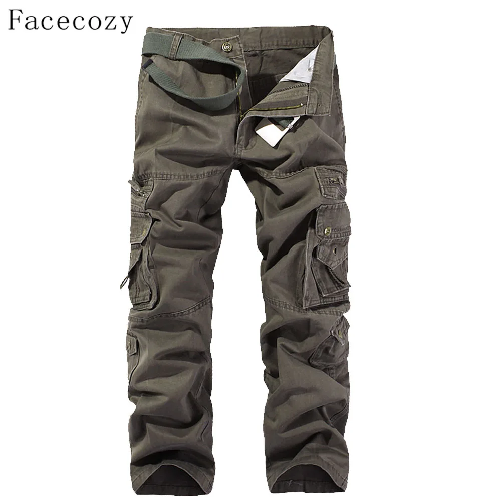 Мужские осенние ветрозащитные уличные брюки Facecozy мужские спортивные