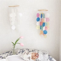 nordic colorful shell wind chime bedroom balcony wall ornaments nursery kids room wall hanging decoration pendant props