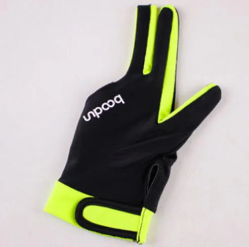 Перчатки для снукера с тремя пальцами хорошая эластичность бильярдные