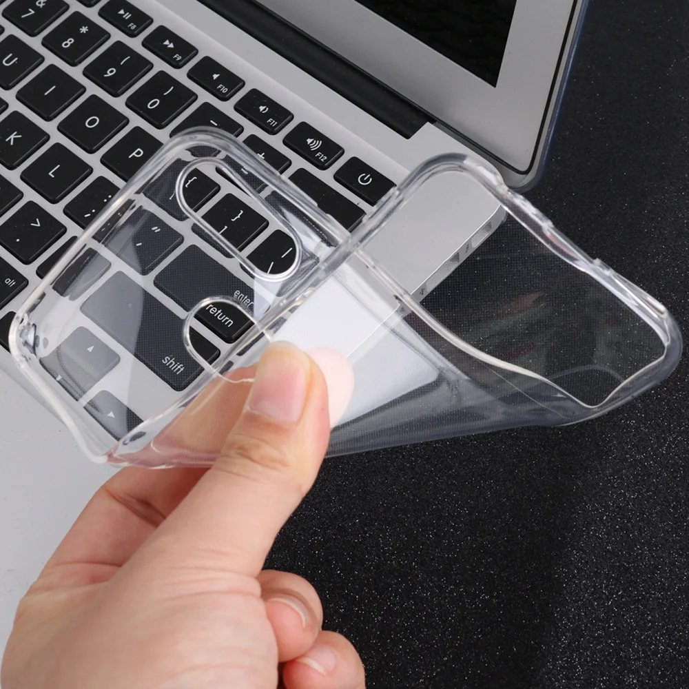 plain black transparent back protective cover for umidigi a3x anti knock clear tpu soft silicone case for umidigi a3x phone case free global shipping