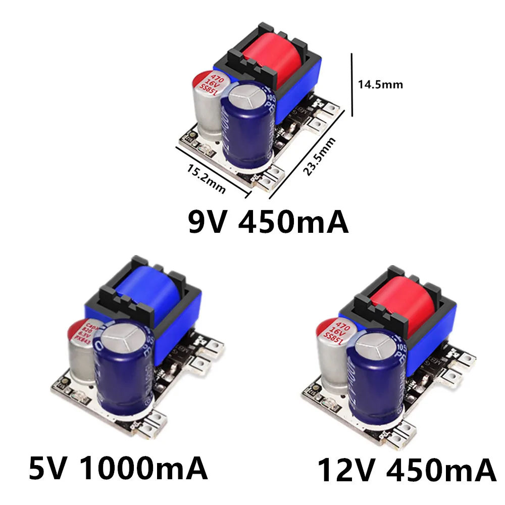 AC-DC 5V 700mA 12V 300mA изолированный модуль источника питания с 220V на 5V/12V понижающий