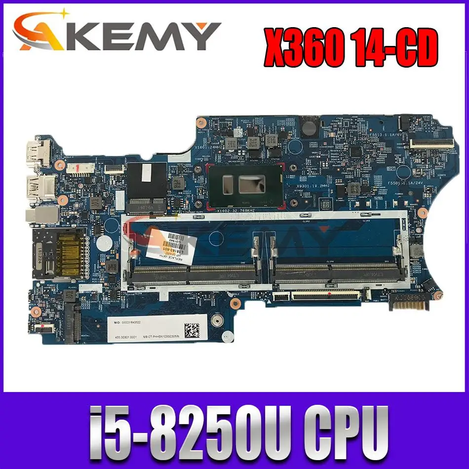 

Оригинальная материнская плата для ноутбука HP X360 14-CD