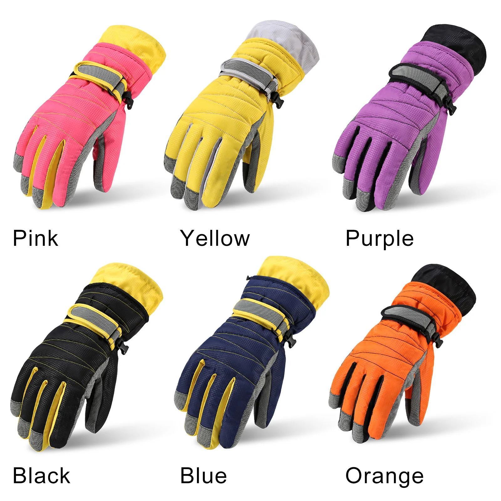 

Unisex Winter Tech Windproof Waterproof Gloves Cycling Skiing Gloves Warm Comfortable Women Men &T8