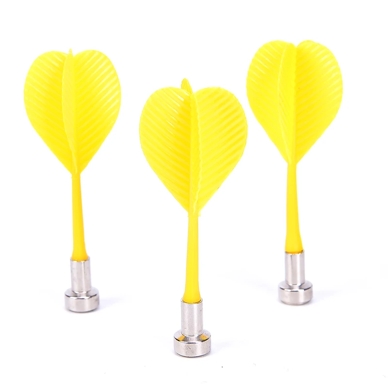 3 шт./партия пластиковая цель игра Дартс крыло магнитные дартс для двусторонней