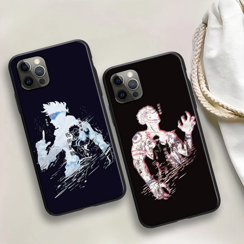 

Jujutsu Kaisen Phone Case For iPhone 6 6S 7 8 Plus 11 12 13 Pro XS MAX 12 13 Mini X XR SE 2020 Carcasa Soft TPU Cases Funda