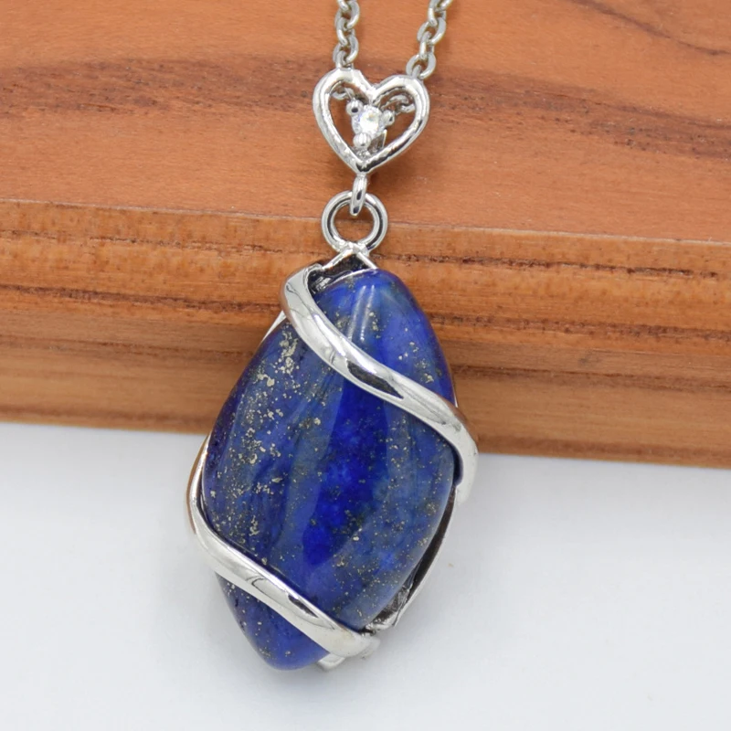 Ожерелье с кристаллами кварца для мужчин и женщин Исцеляющие натуральные камни