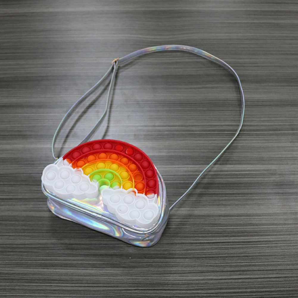 Пузырьковый рюкзак/сумка через плечо игрушки-антистресс антистресс игрушки для