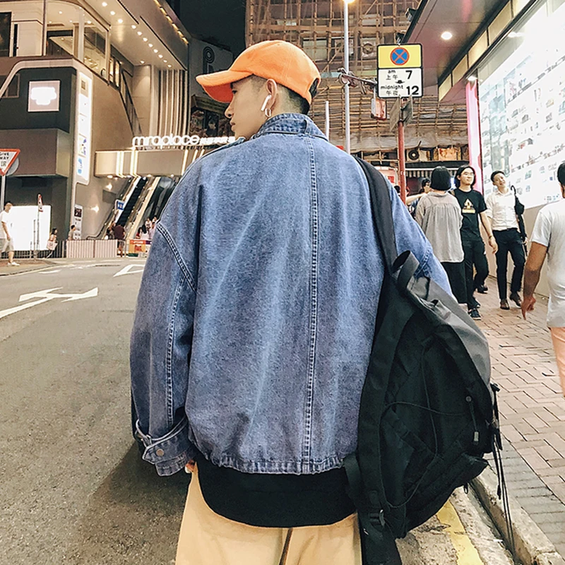 

Fashion new coat tooling denim jacket couple port wind