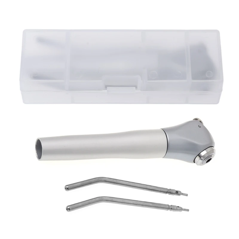 

Dental 3 Way Air Water Spray Triple Syringe Handpiece w/ 2 Nozzles Tips Tubes K3NE