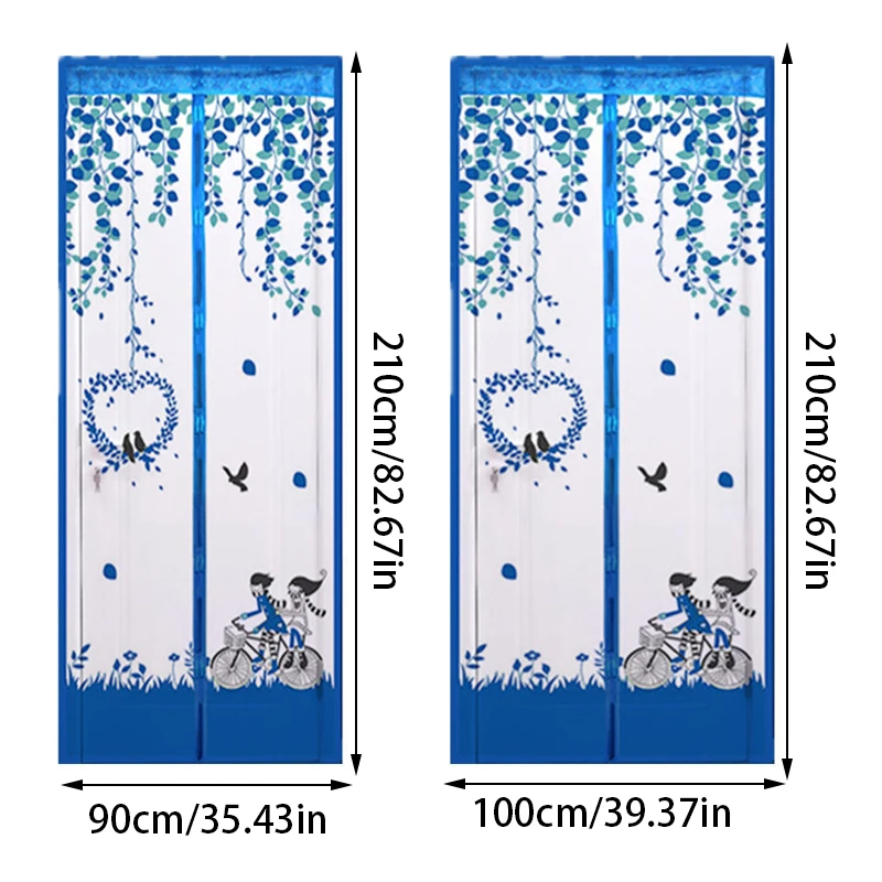 

Magnetic Screen Anti-mosquito Insect Ventilated Door Curtain Hands-Free Hangings Portieres for Household Productive Supplies