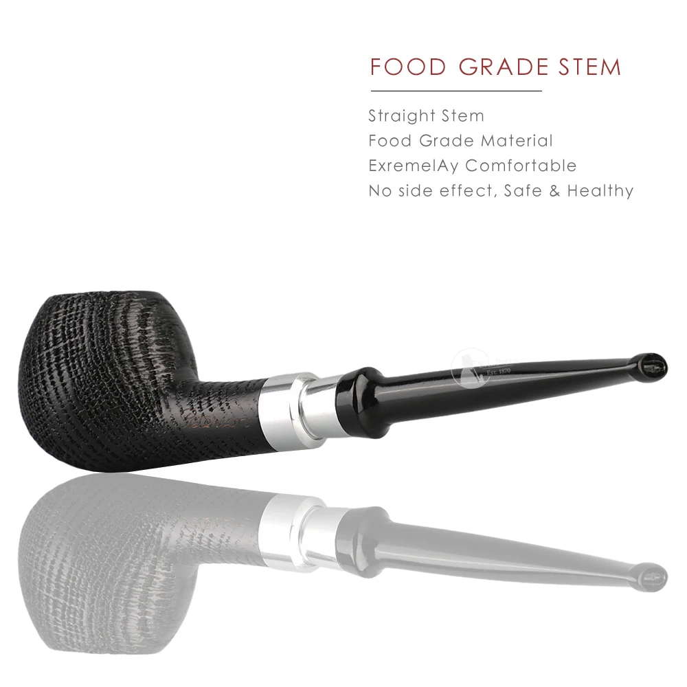 Трубка для курения OKA прямого типа с настоящей ручной работой. Повышает качество хорошо. С полными аксессуарами.