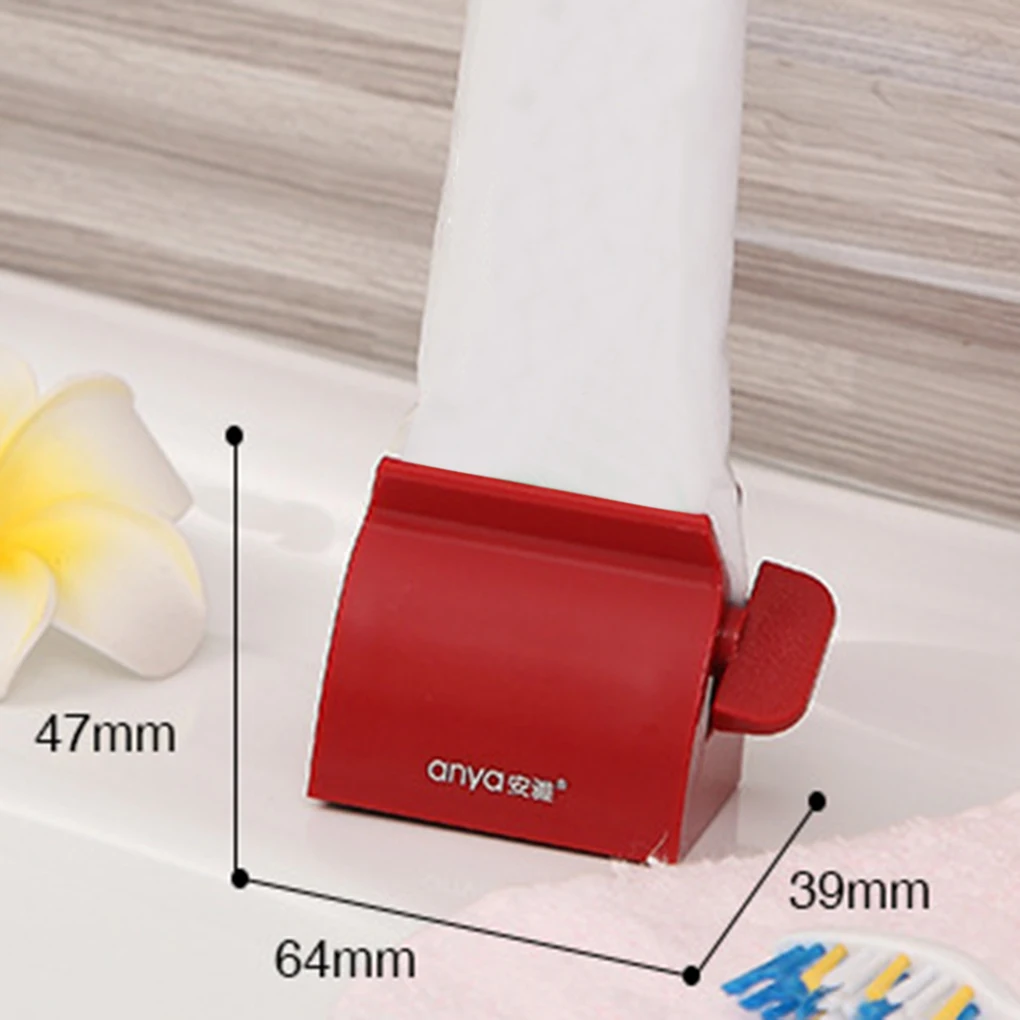

Toothpaste Device Multifunctional Toothpaste Dispenser Facial Cleanser Squeezer Clips Manual Toothpaste Tube Squeezer Press