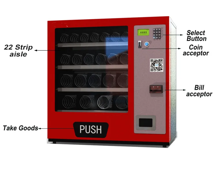 2019 новый дизайн мини торговый автомат многофункциональный для