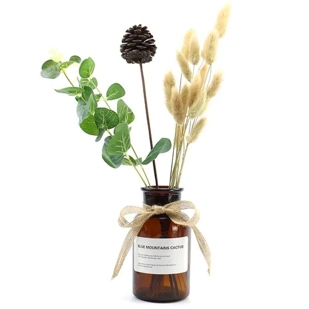 DIY зеленые шелковые искусственные листья эвкалипта растения украшение для