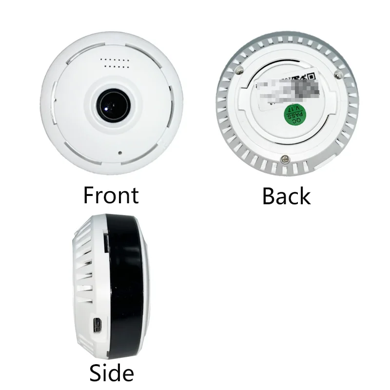 

HD 1080P Lamp Bulb IP Camera Wifi 360 Degree Panoramic Wide Angle Wireless Webcam Security Video Surveillance Mini Hidden Camera