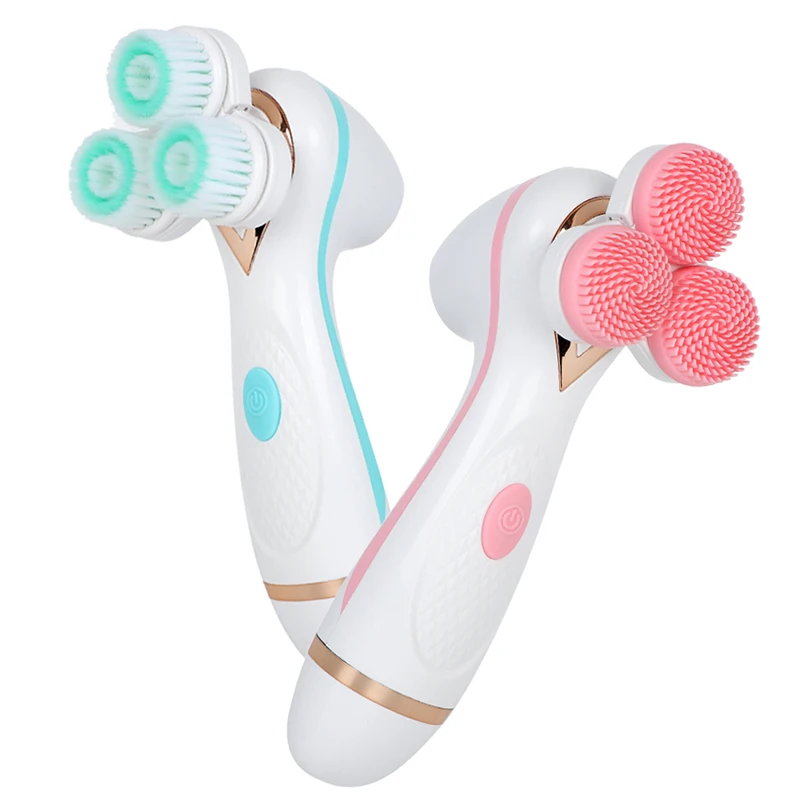 

Facial Washing Cleansing Brush Washable Blackhead Remover Acne Pore Cleanser Smart Electric Silicone Facial Spa Rechargeable